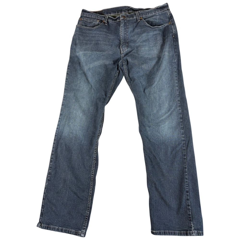 Levi's 514 Jeans Mens 36x32 Blue Straight Midrise Faded Workwear Cowboy Outdoors